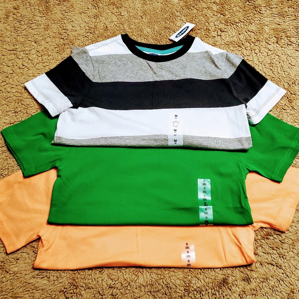 Boys Tee Shirt Lot of 3 Size 8 Med NWT